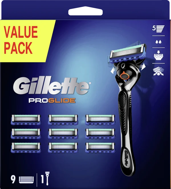 Gillette® ProGlide Rasierer Mit 9 Klingen 1