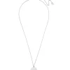 Accessories Halskette Aus Edelstahl Mit Floralem Anhänger 11