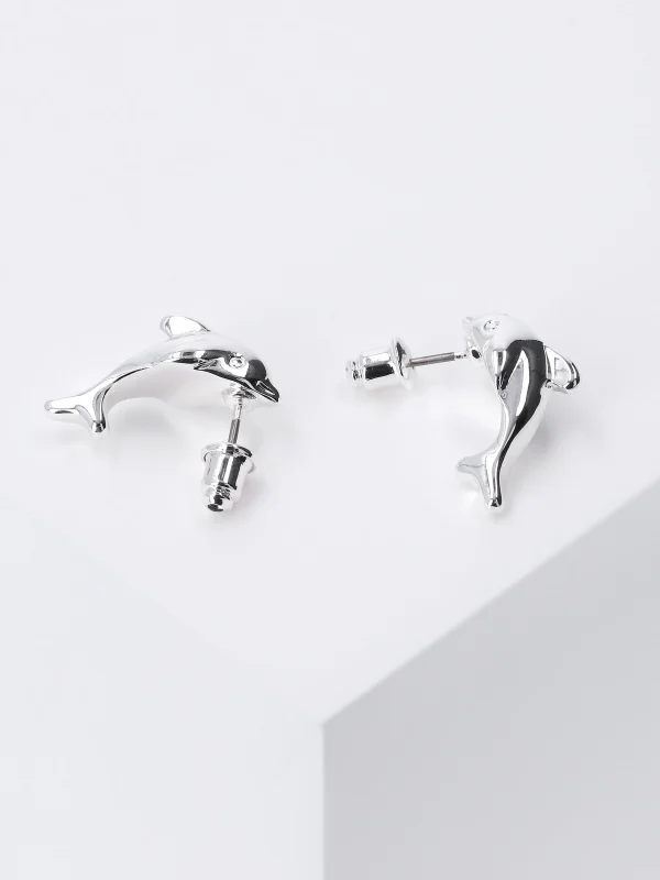 Accessories Verspielter Ohrstecker Mit Delfin-Motiv 3