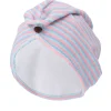 SIX Gestreifter Handtuchturban In Pastellfarben 19