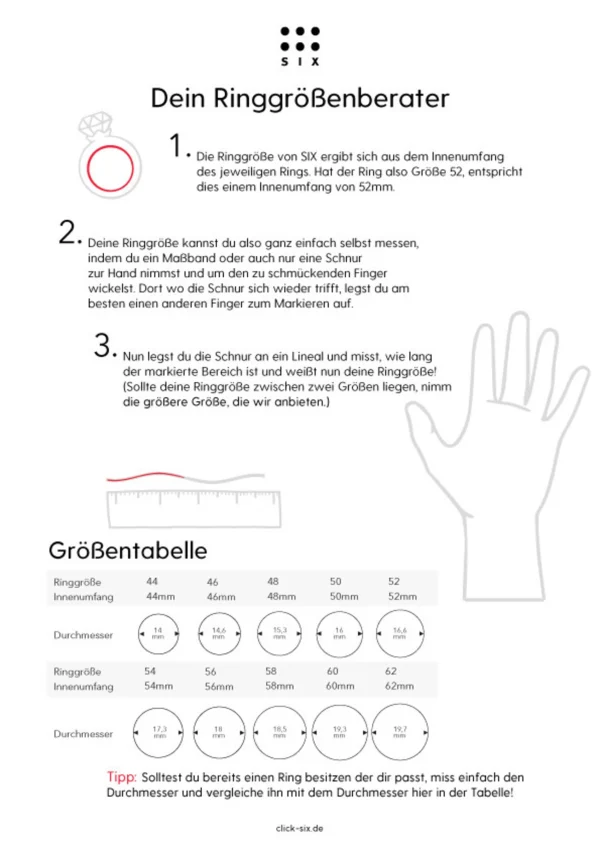 SIX Statement-Ring Gr. 54 4