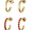 Accessories Vergoldetes Creolen-Set Von Angelina Pannek 10