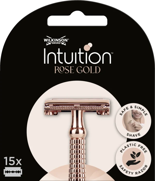 Wilkinson Sword Intuition Rose Gold Rasierklingen 1